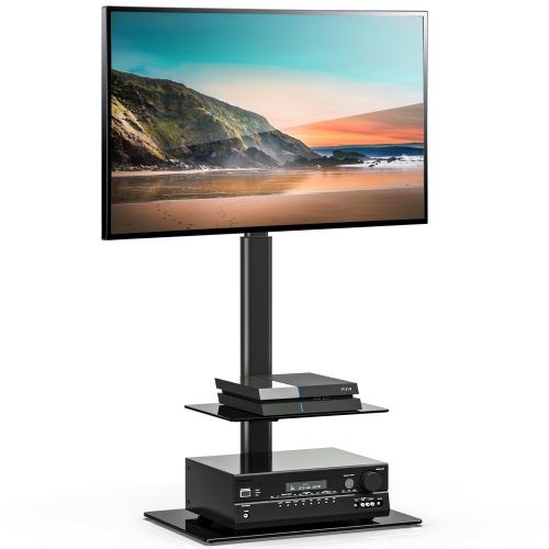 Foldable Portable Adjustable Tv Stands (Photo 16 of 20)