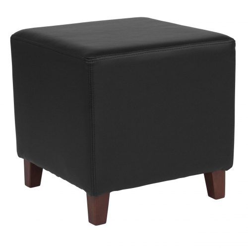 Solid Cuboid Pouf Ottomans (Photo 9 of 20)