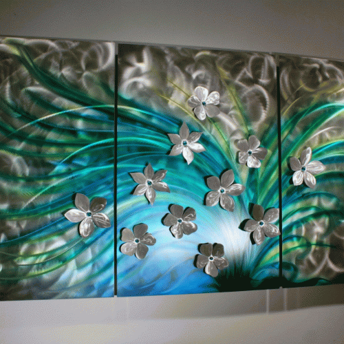 Painting Metal Wall Art (Photo 2 of 20)