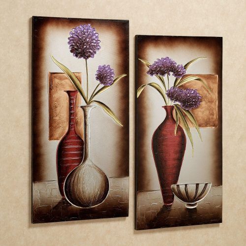 Canvas Wall Art Of Flowers (Photo 8 of 15)