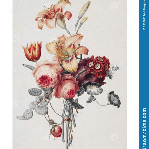 Floral Illustration Wall Art (Photo 12 of 20)