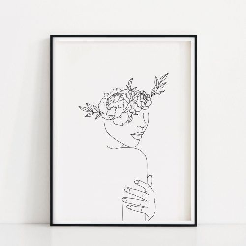 Floral Illustration Wall Art (Photo 5 of 20)