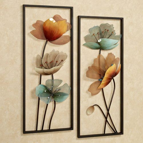 Contemporary Metal Wall Art Flowers (Photo 7 of 20)