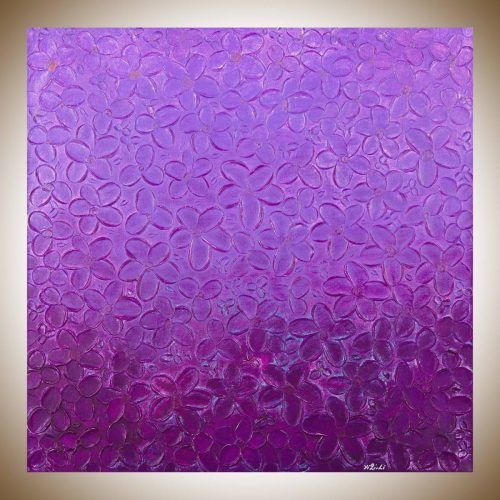 Purple Abstract Wall Art (Photo 11 of 20)