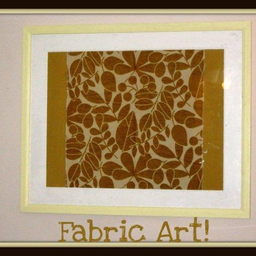 Framed Fabric Wall Art (Photo 19 of 20)