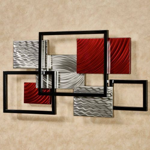 Abstract Metal Wall Art Sculptures (Photo 3 of 20)