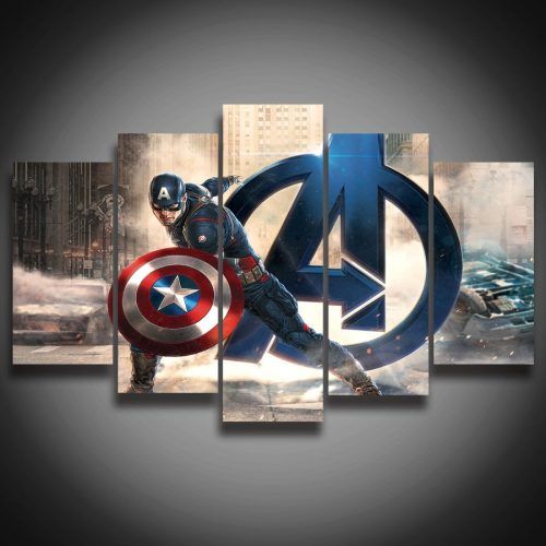 Captain America Wall Art (Photo 2 of 15)