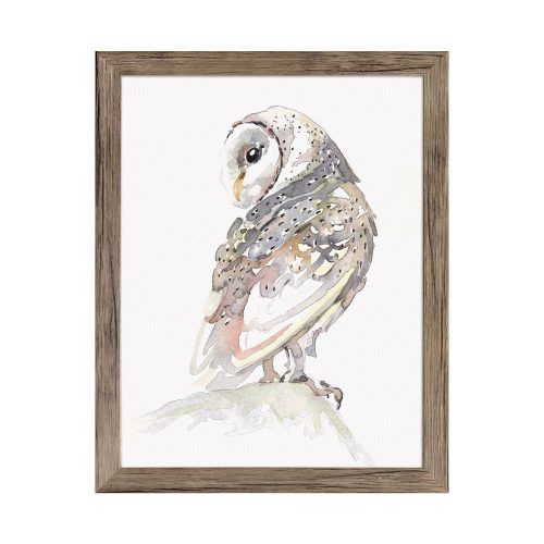 The Owl Framed Art Prints (Photo 5 of 20)