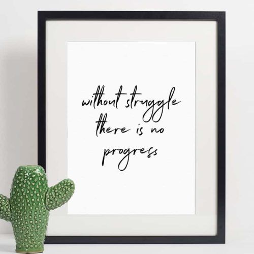 Motivational Quote Wall Art (Photo 7 of 20)