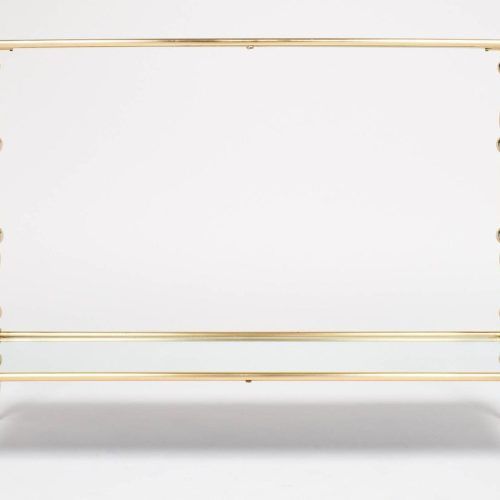 Antique Brass Round Console Tables (Photo 10 of 20)