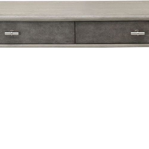 Faux Shagreen Console Tables (Photo 8 of 20)