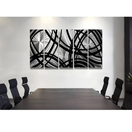 Black And Silver Metal Wall Art (Photo 14 of 20)