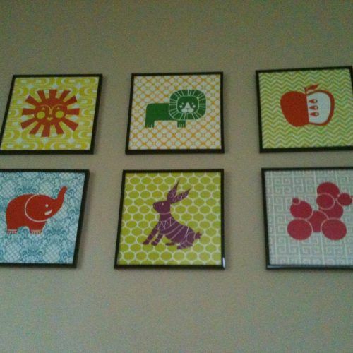 Nursery Fabric Wall Art (Photo 15 of 15)