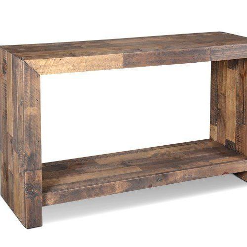 Smoked Barnwood Console Tables (Photo 19 of 20)