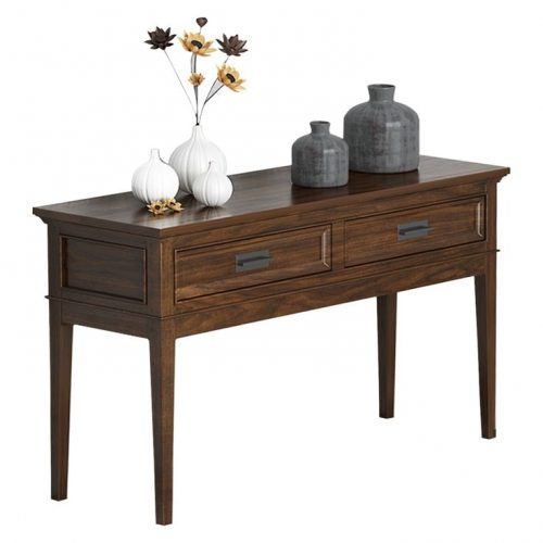 Wood Veneer Console Tables (Photo 4 of 20)