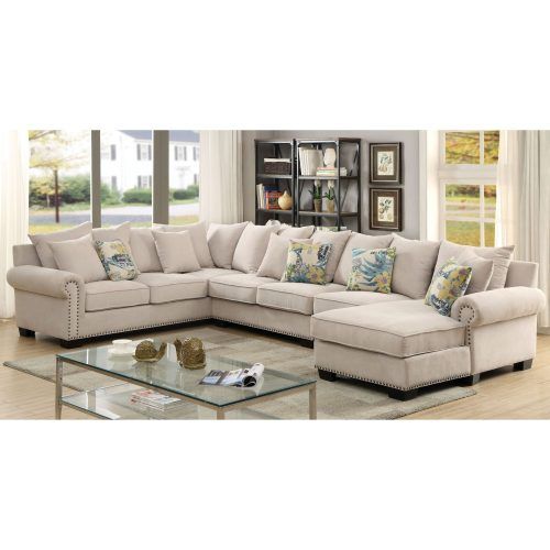 U Shaped Couches In Beige (Photo 14 of 20)