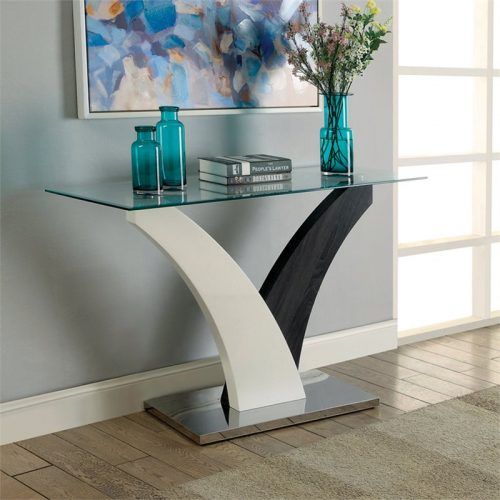 Gray And Black Console Tables (Photo 9 of 20)