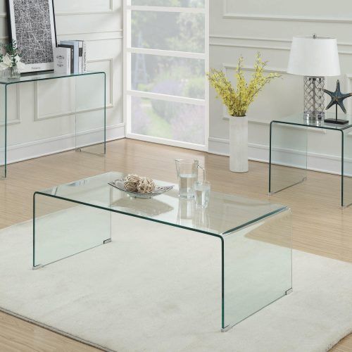 Clear Rectangle Center Coffee Tables (Photo 3 of 20)