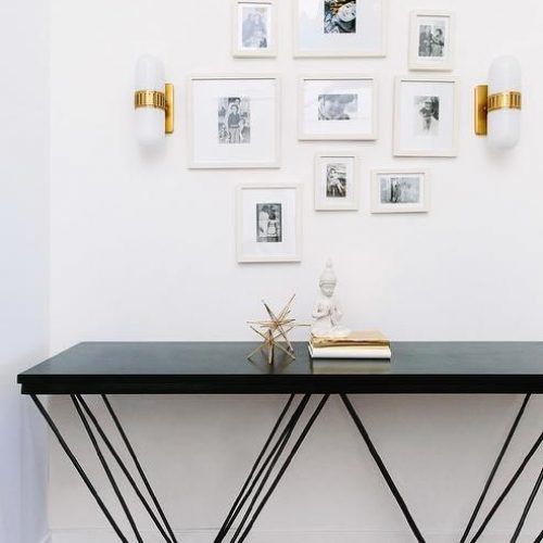 Geometric Console Tables (Photo 10 of 20)