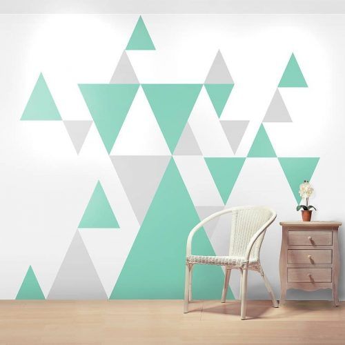 Geometric Shapes Wall Accents (Photo 8 of 15)