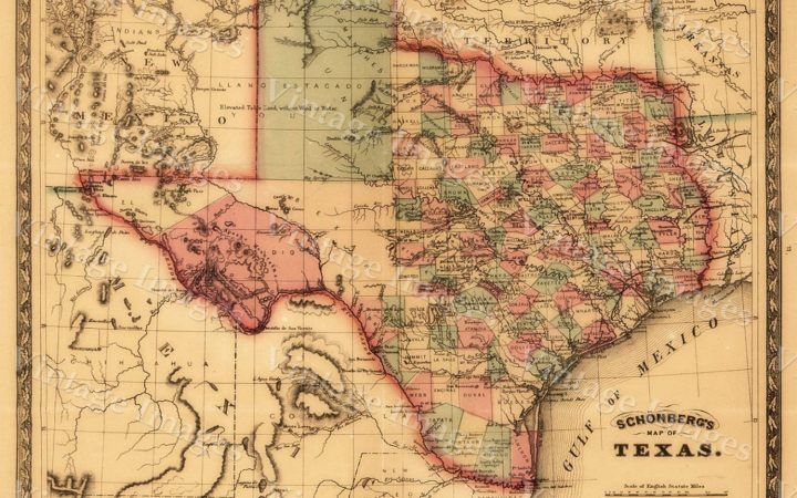 The 20 Best Collection of Texas Map Wall Art