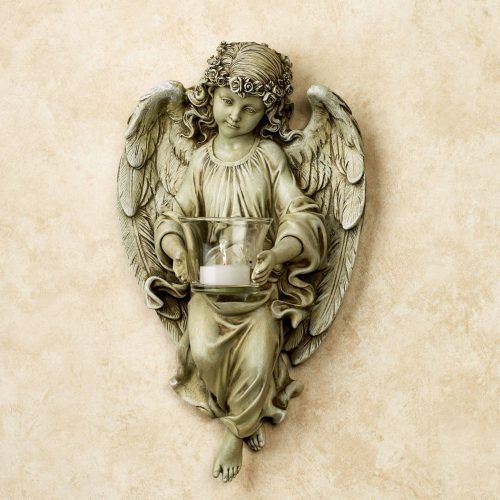 Angel Wings Sculpture Plaque Wall Art (Photo 15 of 20)