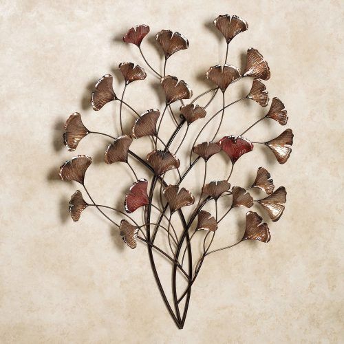 Leaves Metal Sculpture Wall Decor (Photo 3 of 20)