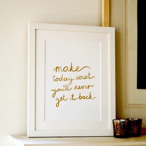 Gold Foil Wall Art (Photo 1 of 20)