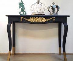 20 Best Collection of Black and Gold Console Tables