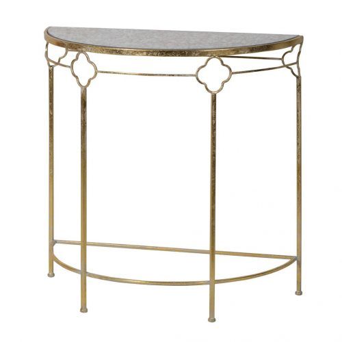Metallic Gold Console Tables (Photo 15 of 20)
