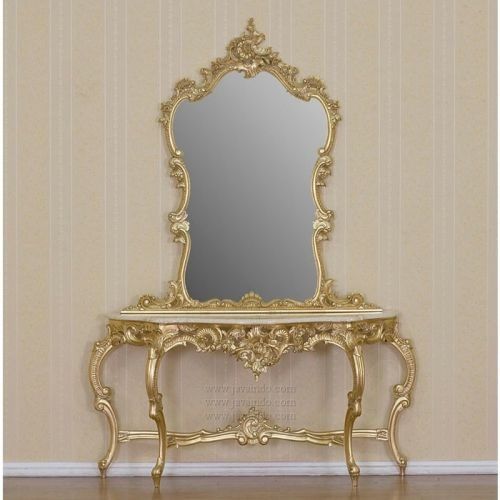 Antique Mirror Console Tables (Photo 11 of 20)
