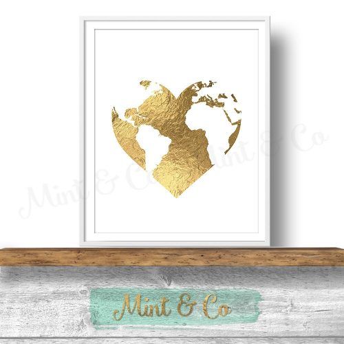 Gold Foil Wall Art (Photo 9 of 20)