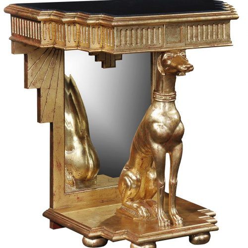 Antique Blue Gold Console Tables (Photo 16 of 20)