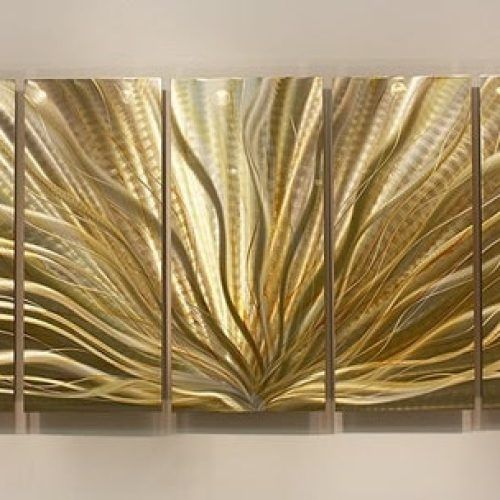 Gold And Silver Metal Wall Art (Photo 18 of 20)