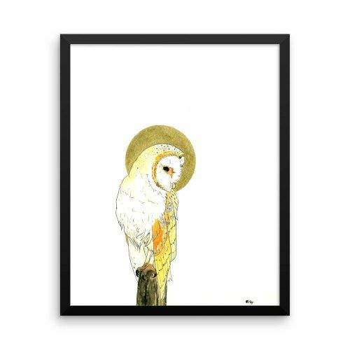 The Owl Framed Art Prints (Photo 10 of 20)