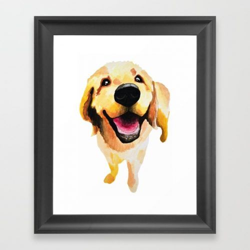 Dog Art Framed Prints (Photo 5 of 15)