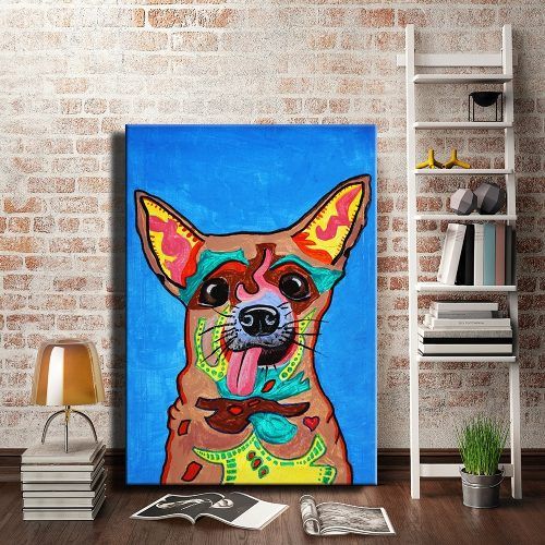 Dogs Canvas Wall Art (Photo 14 of 15)