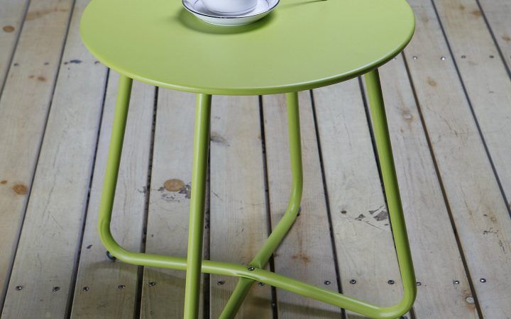 Round Steel Patio Coffee Tables