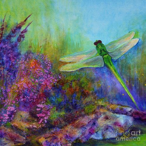 Dragonfly Painting Wall Art (Photo 14 of 20)