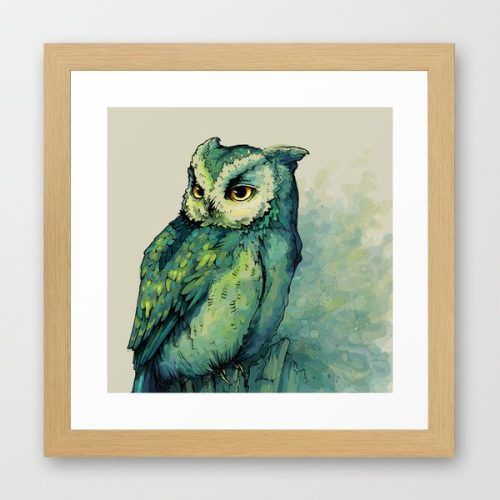 The Owl Framed Art Prints (Photo 11 of 20)