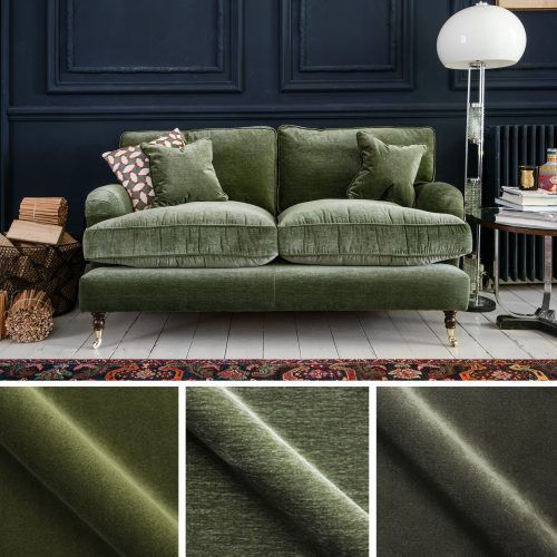 75" Green Velvet Sofas (Photo 3 of 20)