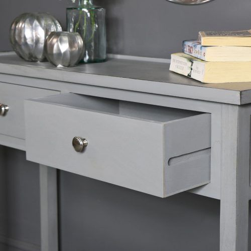 Gray And Black Console Tables (Photo 10 of 20)