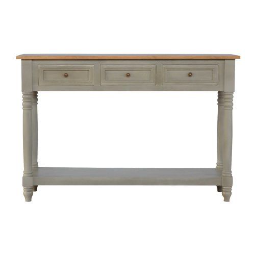 Gray And Gold Console Tables (Photo 14 of 20)