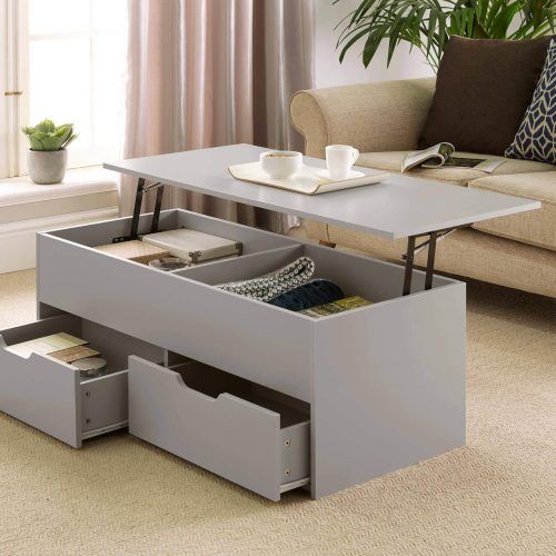 Lift Top Coffee Tables With Storage Drawers (Photo 8 of 20)