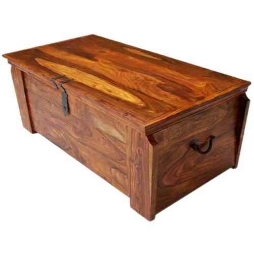 Espresso Wood Trunk Console Tables (Photo 1 of 20)