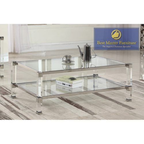 Stainless Steel And Acrylic Coffee Tables (Photo 9 of 20)