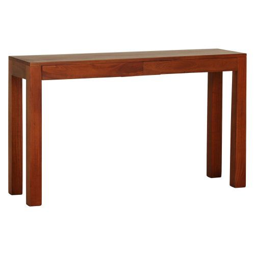 Warm Pecan Console Tables (Photo 10 of 20)