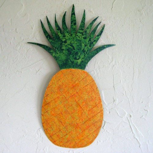 Pineapple Metal Wall Art (Photo 3 of 20)