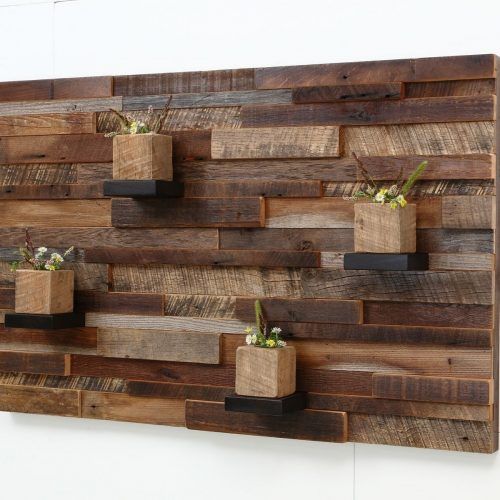 Reclaimed Wood Wall Accents (Photo 1 of 15)