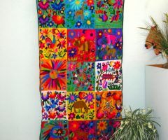 15 Collection of Mexican Fabric Wall Art